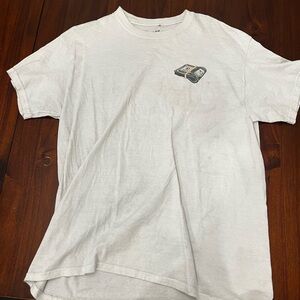 White Graphic Men's T-Shirt